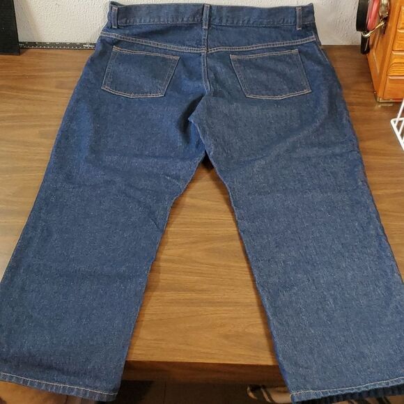 L.L. Bean Original Fit Straight Leg High Rise Jeans Dark Wash Women's Size 20P - Picture 13 of 13